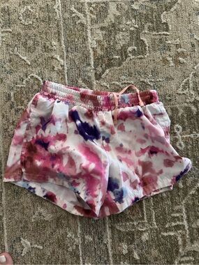 Old Navy Pink and Purple Tie-Dye Girls' Athletic Shorts